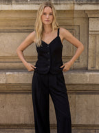 Peplum Tailored Tank Top