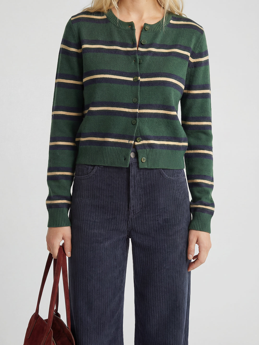 Loose Cropped Druffle Neck Long Sleeve Sweater