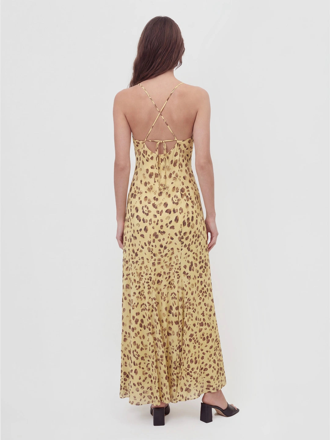 Leopard Print Cami Maxi Dress