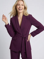 Shawl Collar Tailored Long Sleeve Professional Blazer