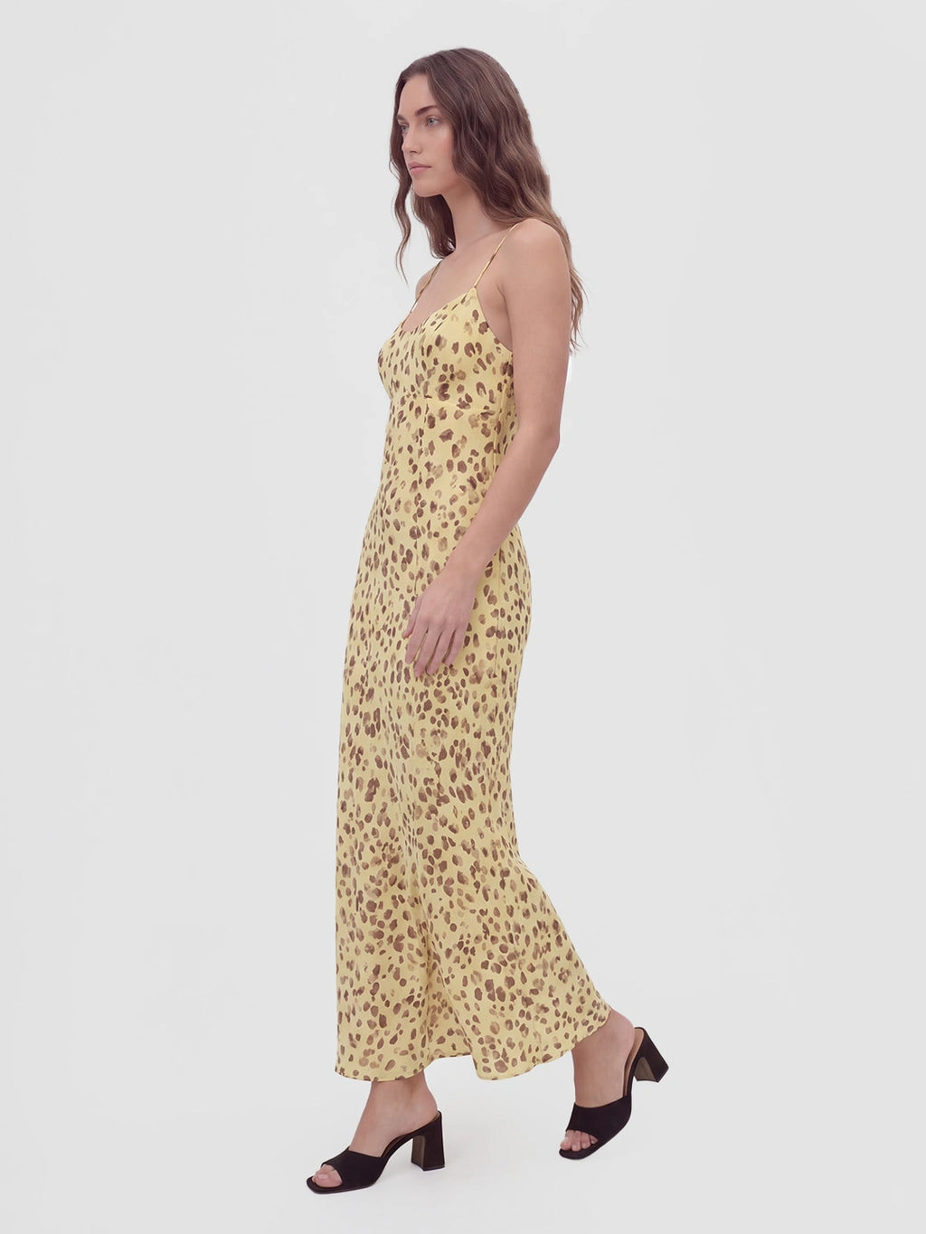 Leopard Print Cami Maxi Dress