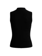Lace Patchwork Sleeveless Knit Top