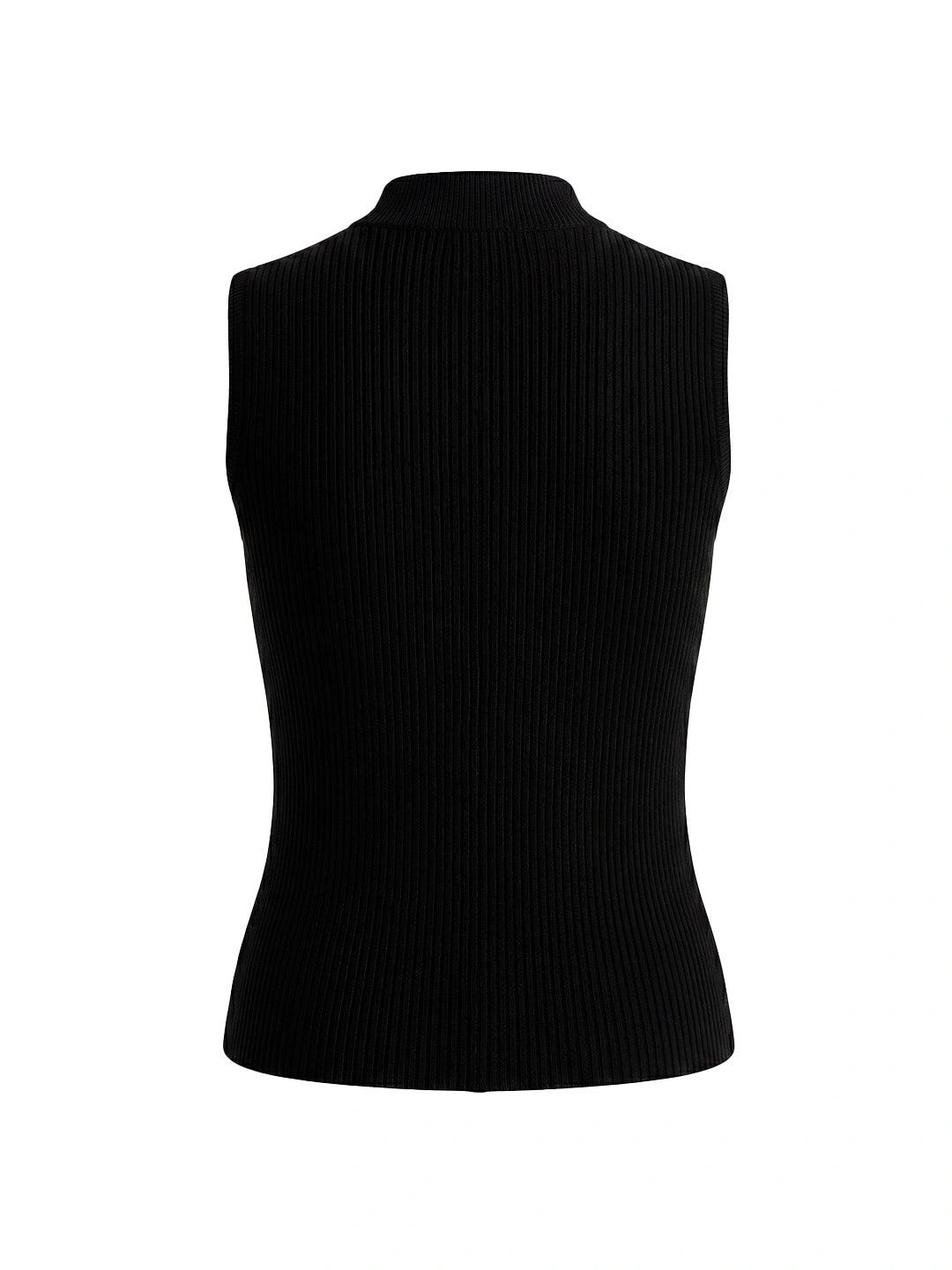 Lace Patchwork Sleeveless Knit Top