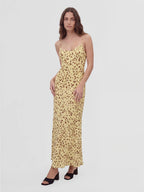 Leopard Print Cami Maxi Dress