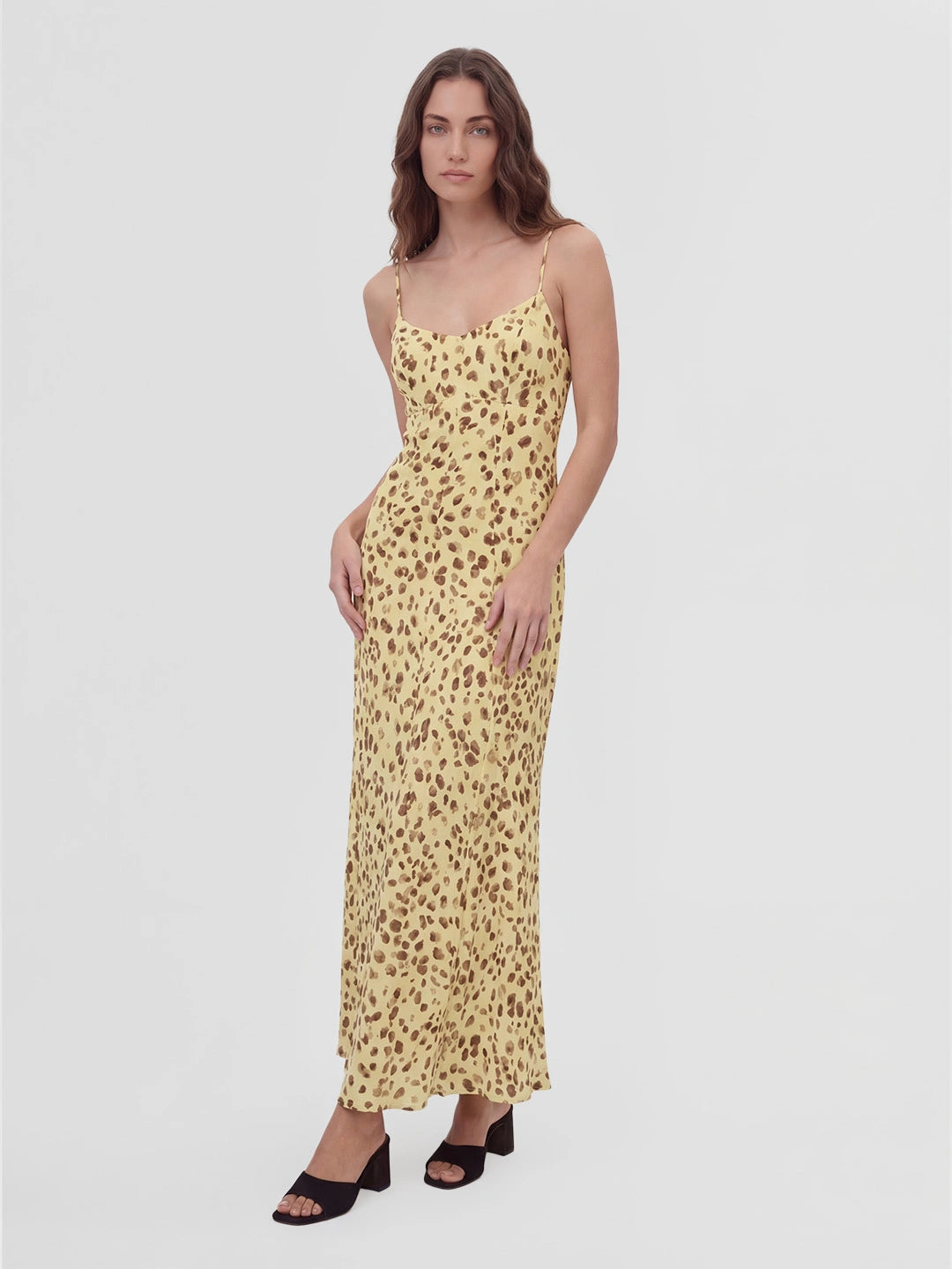 Leopard Print Cami Maxi Dress