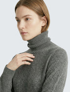 Turtleneck Wool Sweater Dress