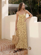 Leopard Print Cami Maxi Dress