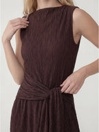 Tie Waist Cocktail Mini Dress