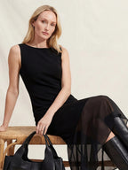 Elegant Chiffon Hem Mermaid Dress