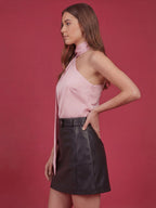 Valentine's Day Exclusive -Leather Mini Skirt