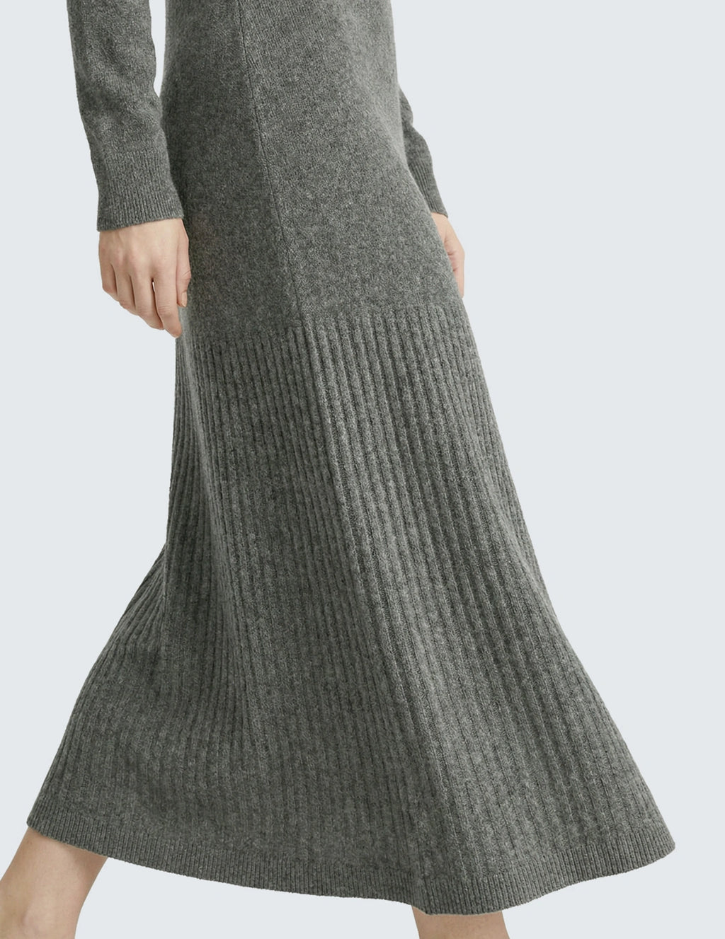 Turtleneck Wool Sweater Dress