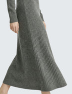 Turtleneck Wool Sweater Dress