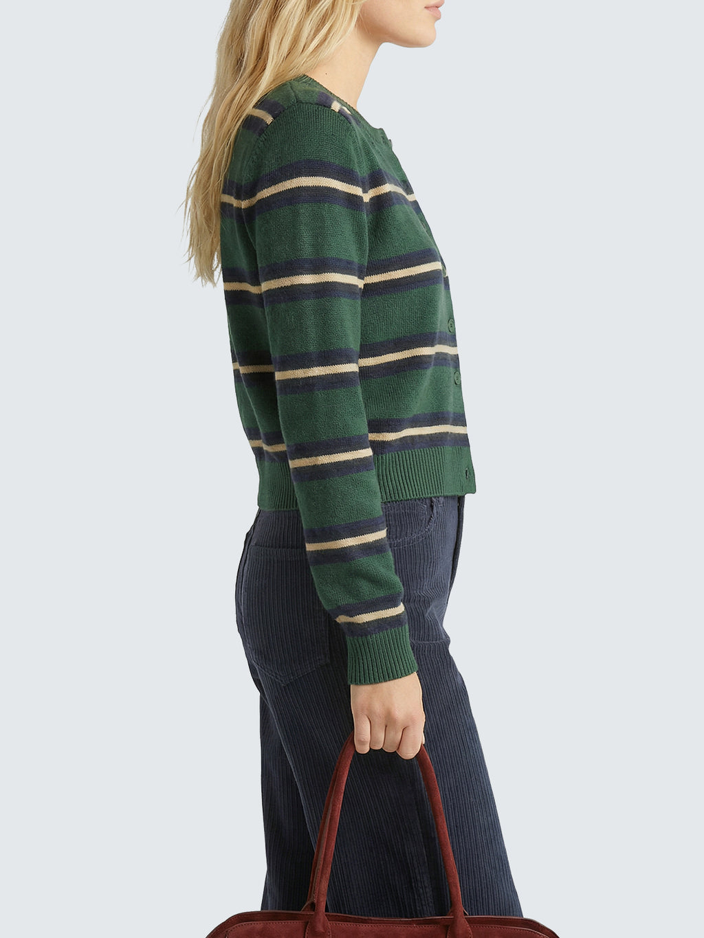 Loose Cropped Druffle Neck Long Sleeve Sweater