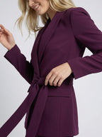 Shawl Collar Tailored Long Sleeve Professional Blazer
