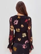 Floral Chiffon Shirt