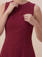Valentine's Day Exclusive -Sleeveless mini dress with pockets