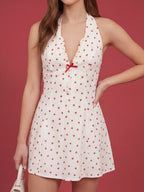 Valentine's Day Exclusive -Sparkling Heart Halter Dress