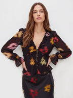 Floral Chiffon Shirt