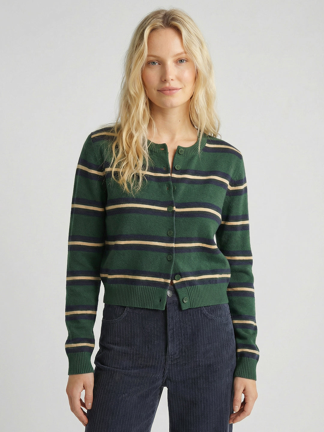 Loose Cropped Druffle Neck Long Sleeve Sweater