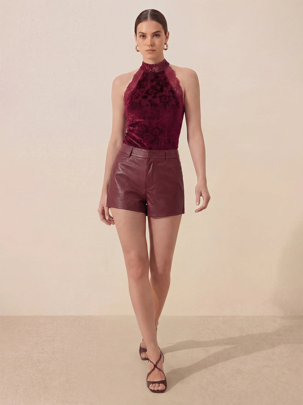 Valentine's Day Exclusive -Retro mid-rise shorts