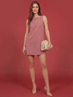 Valentine's Day Exclusive -Cotton Gingham Shift Dress