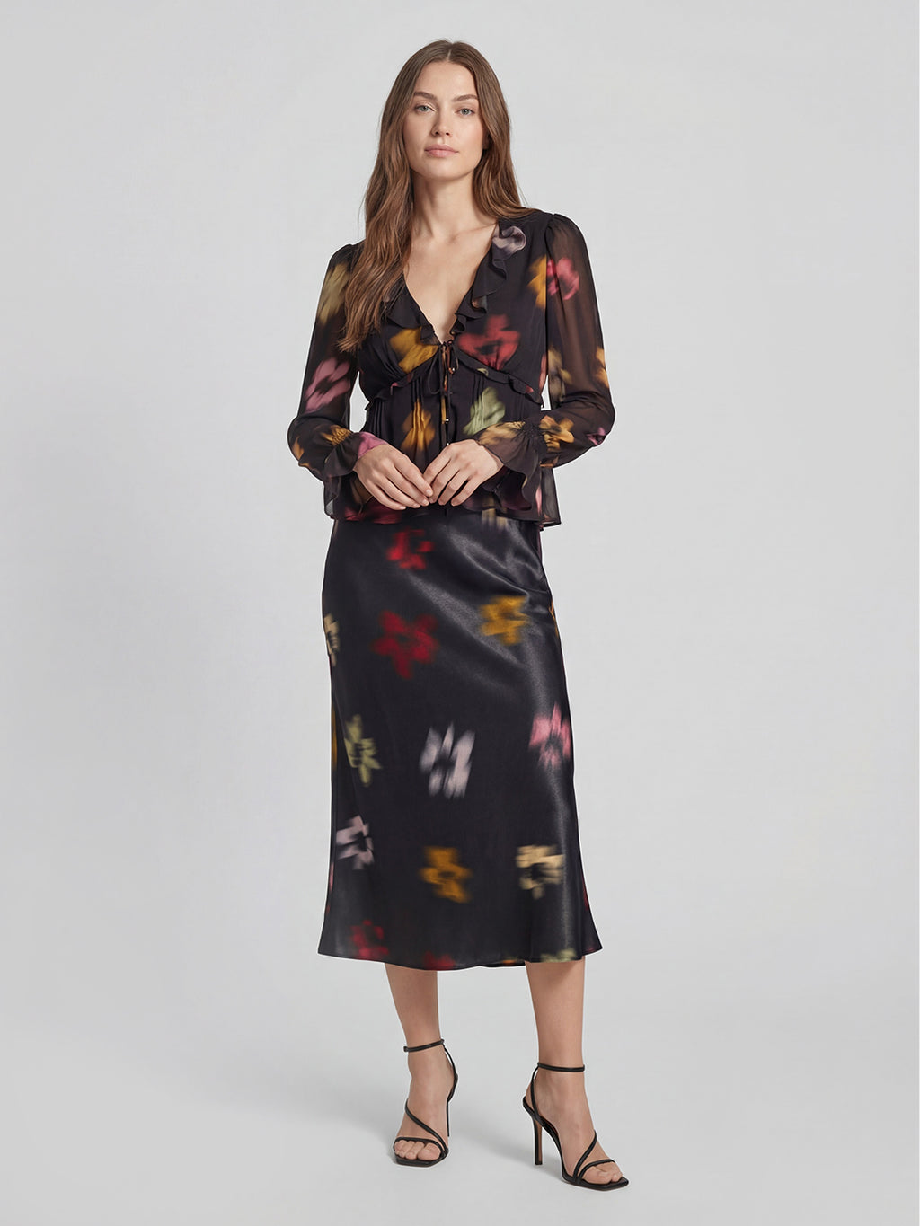 Floral Chiffon Shirt