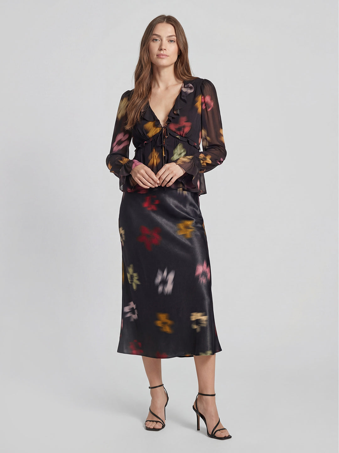 Floral Chiffon Shirt