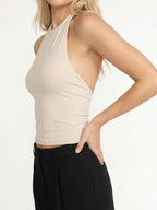 Backless Strappy Tank Top