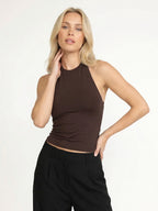 Backless Strappy Tank Top