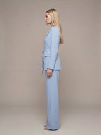 Belted Double Breasted Suit Set