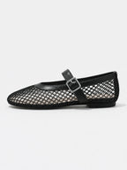 Breathable Mesh Mary Jane Ballet Flats