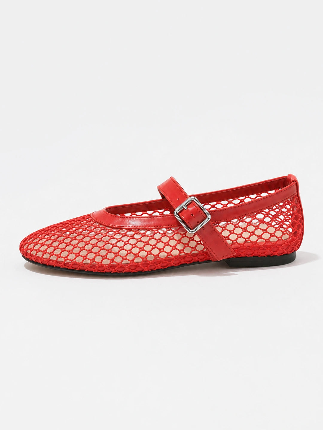 Breathable Mesh Mary Jane Ballet Flats