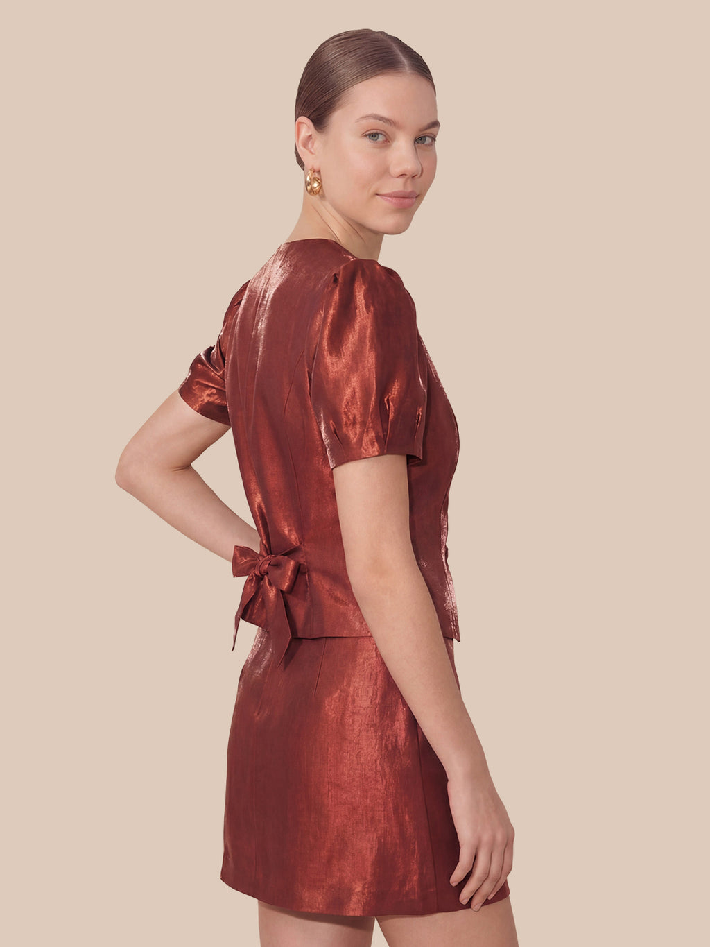 Valentine's Day Exclusive -Bubble Top & Mini Skirt Matching Set