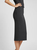 Mock Two-piece Vest-effect Bodice Dress