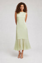Elegant Chiffon Hem Mermaid Dress