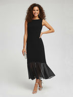 Chiffon hem dress