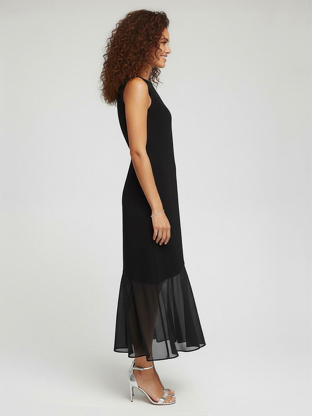 Chiffon hem dress