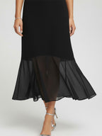 Chiffon hem dress
