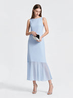 Elegant Chiffon Hem Mermaid Dress