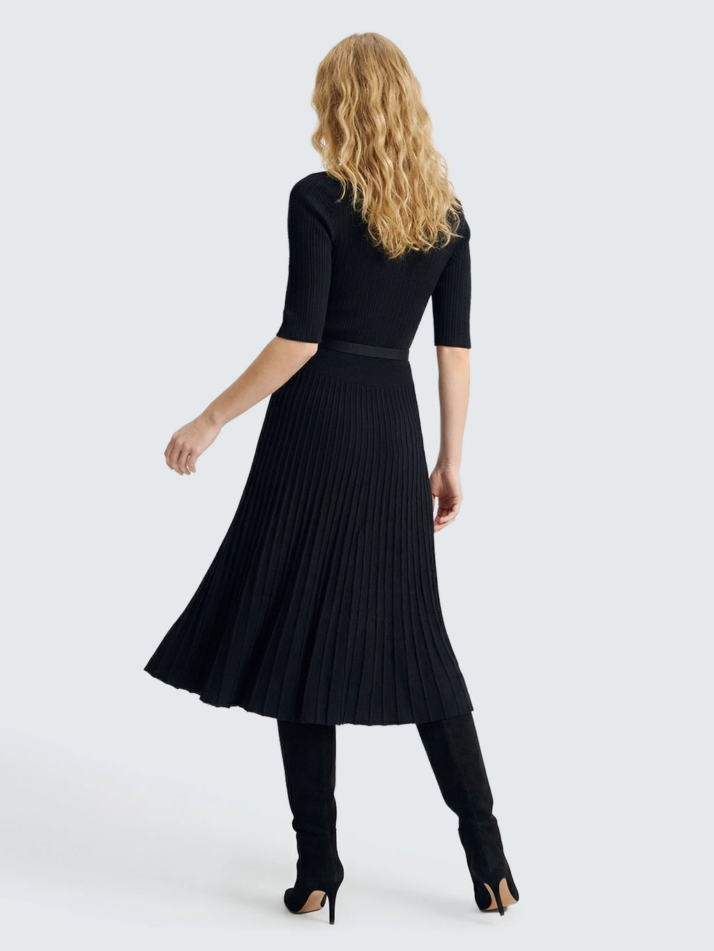 Belted Midi Dress