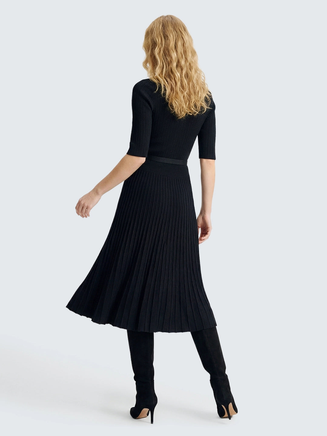 Belted Midi Dress