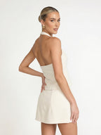 Halter Neck Backless Tank Top