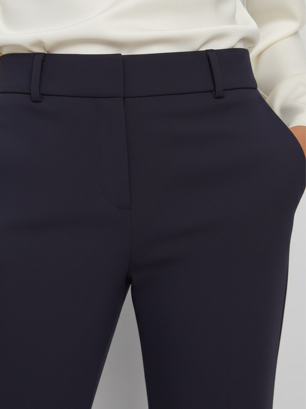 High-Waisted Commuter Suit Pants