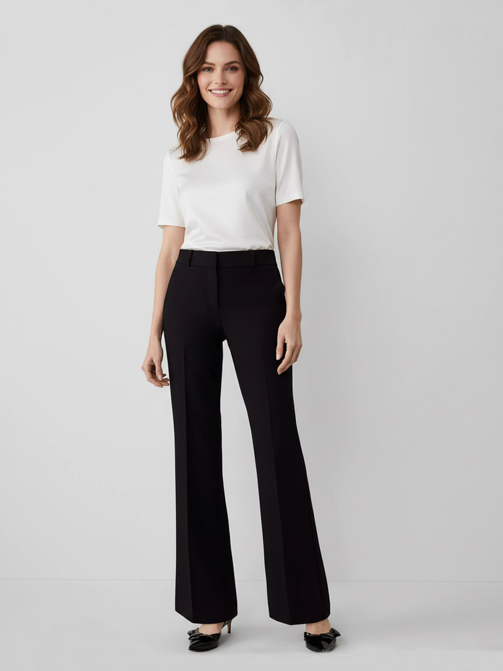 High-Waisted Commuter Suit Pants