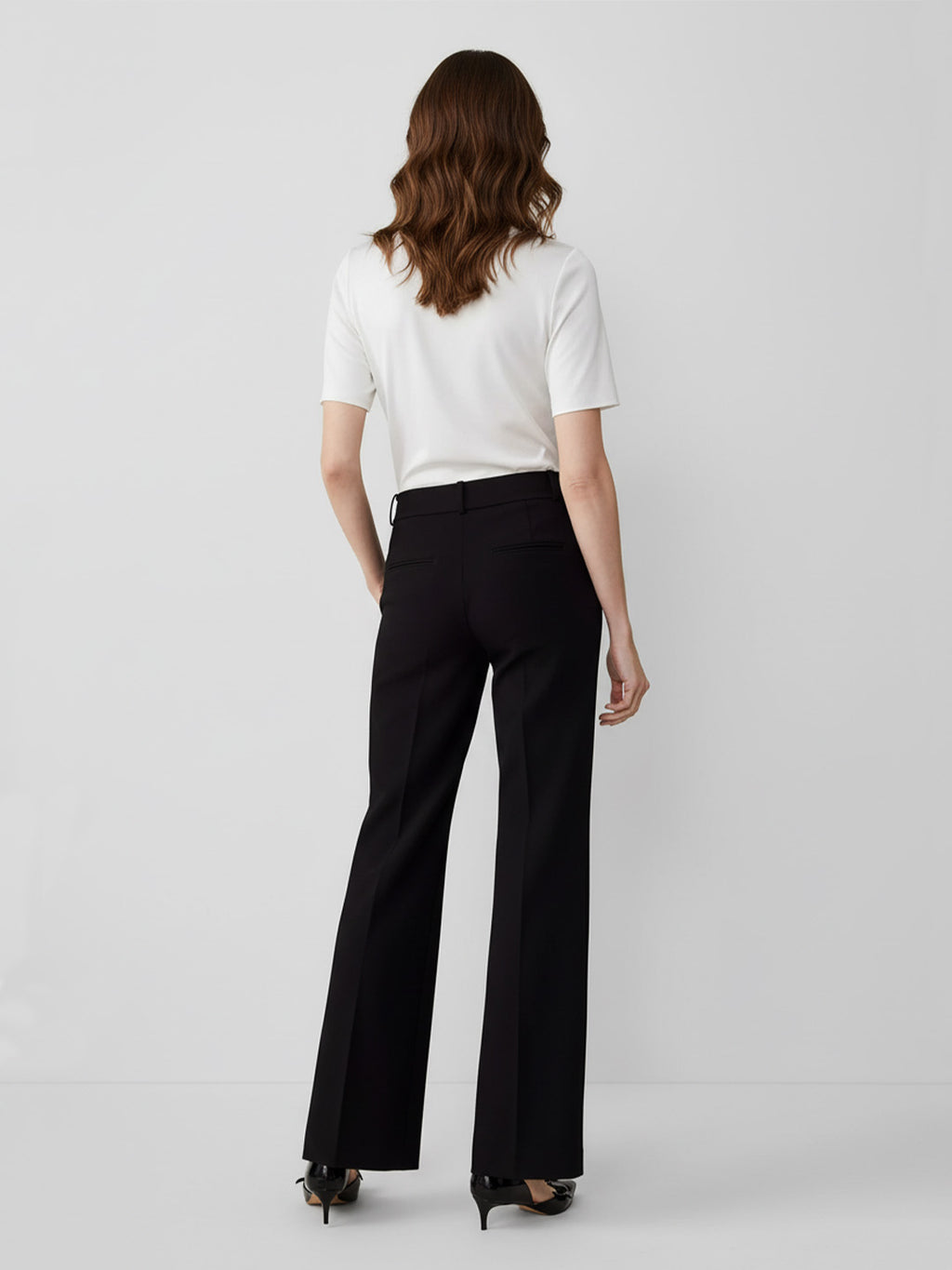 High-Waisted Commuter Suit Pants