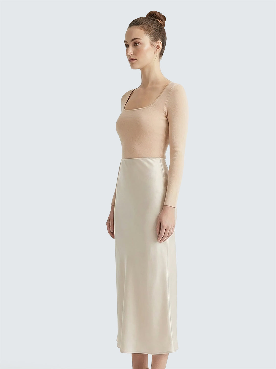 High-waisted Maxi Skirt