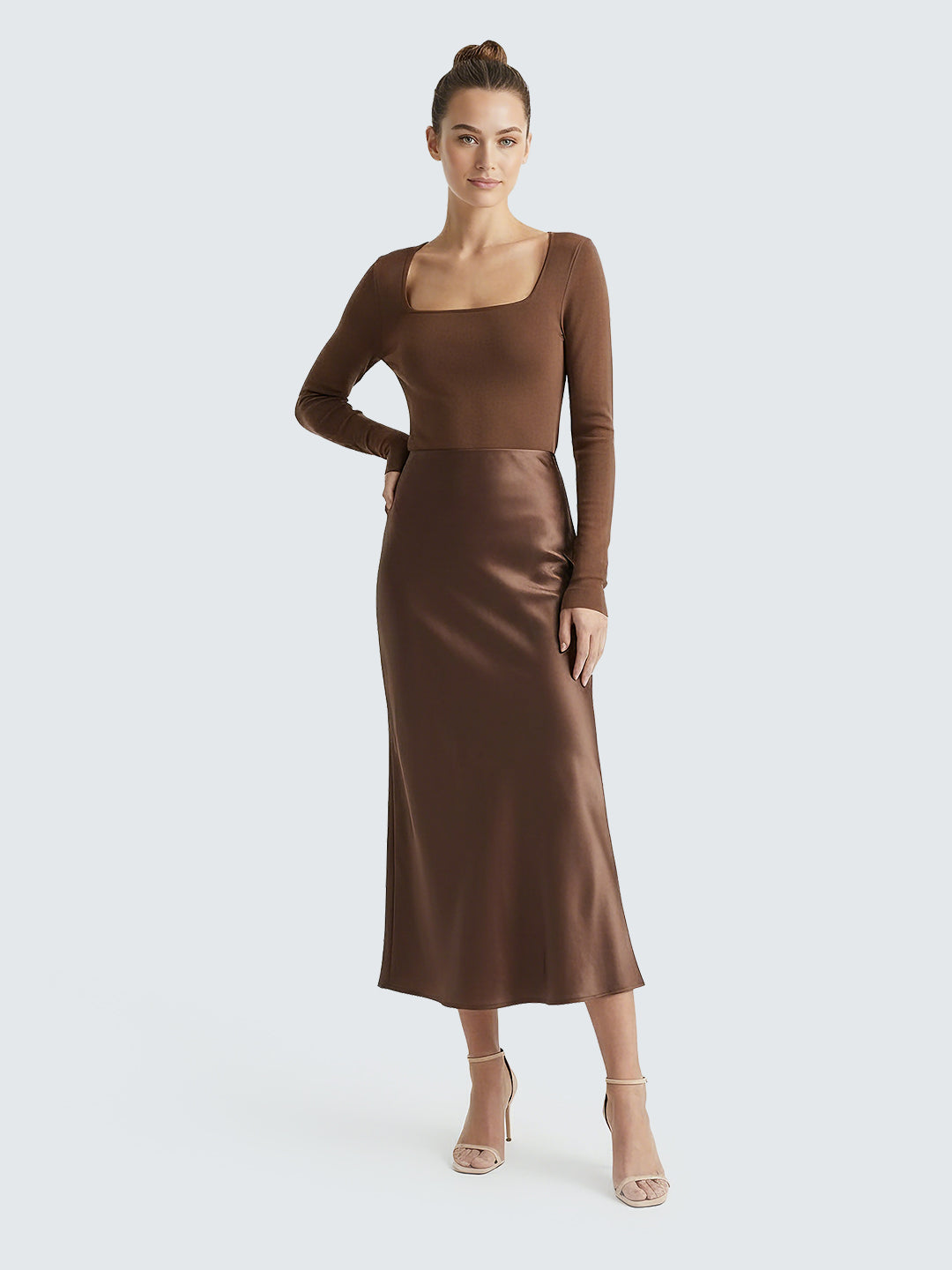 High-waisted Maxi Skirt