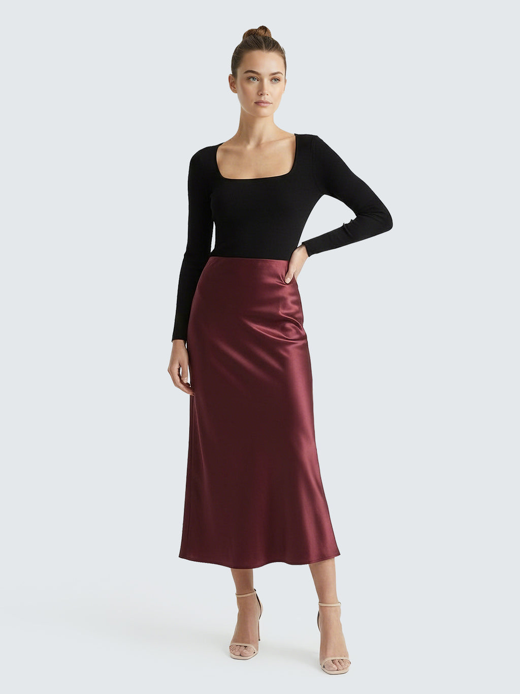 High-waisted Maxi Skirt