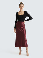 High-waisted Maxi Skirt