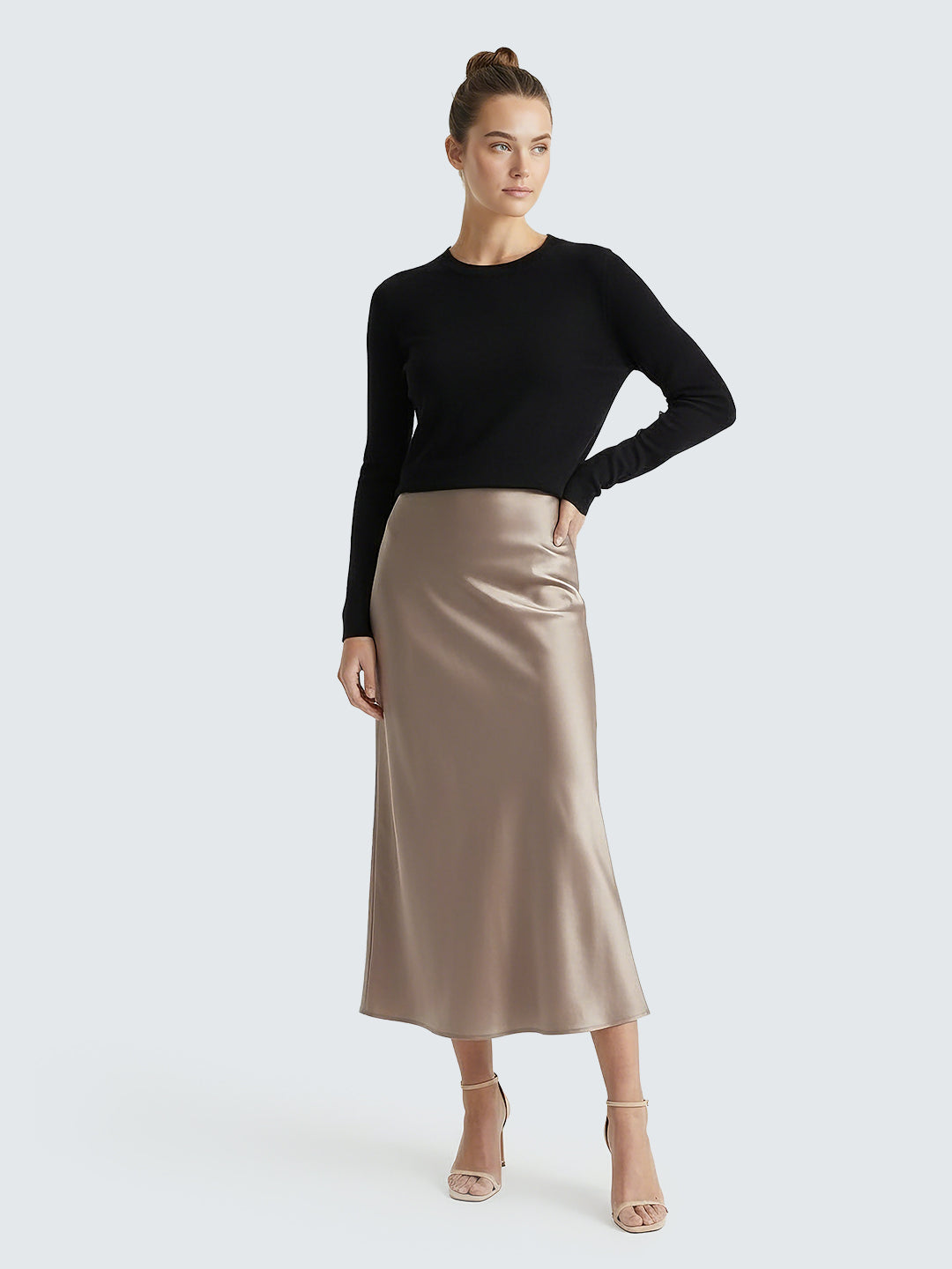 High-waisted Maxi Skirt